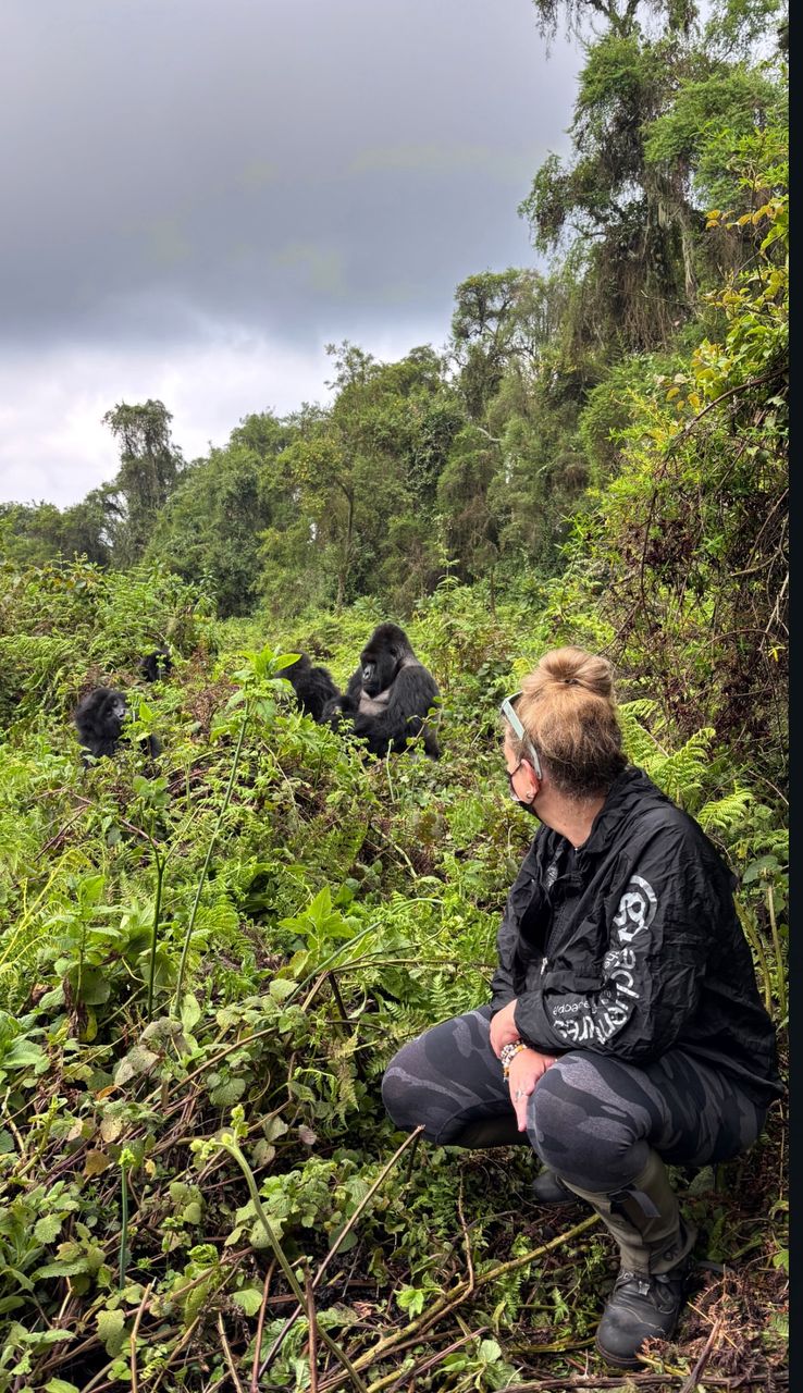 WHAT IT'S LIKE BONDING WITH A GORILLA FAMILY