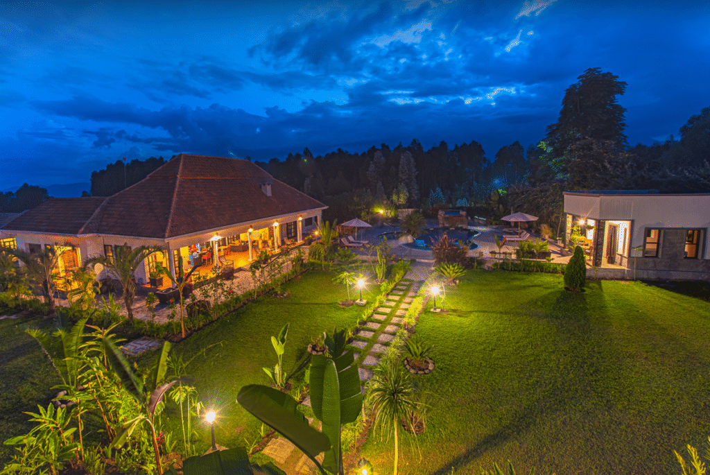 shalom safaris rwanda accommodation five volcanoes boutique hotel