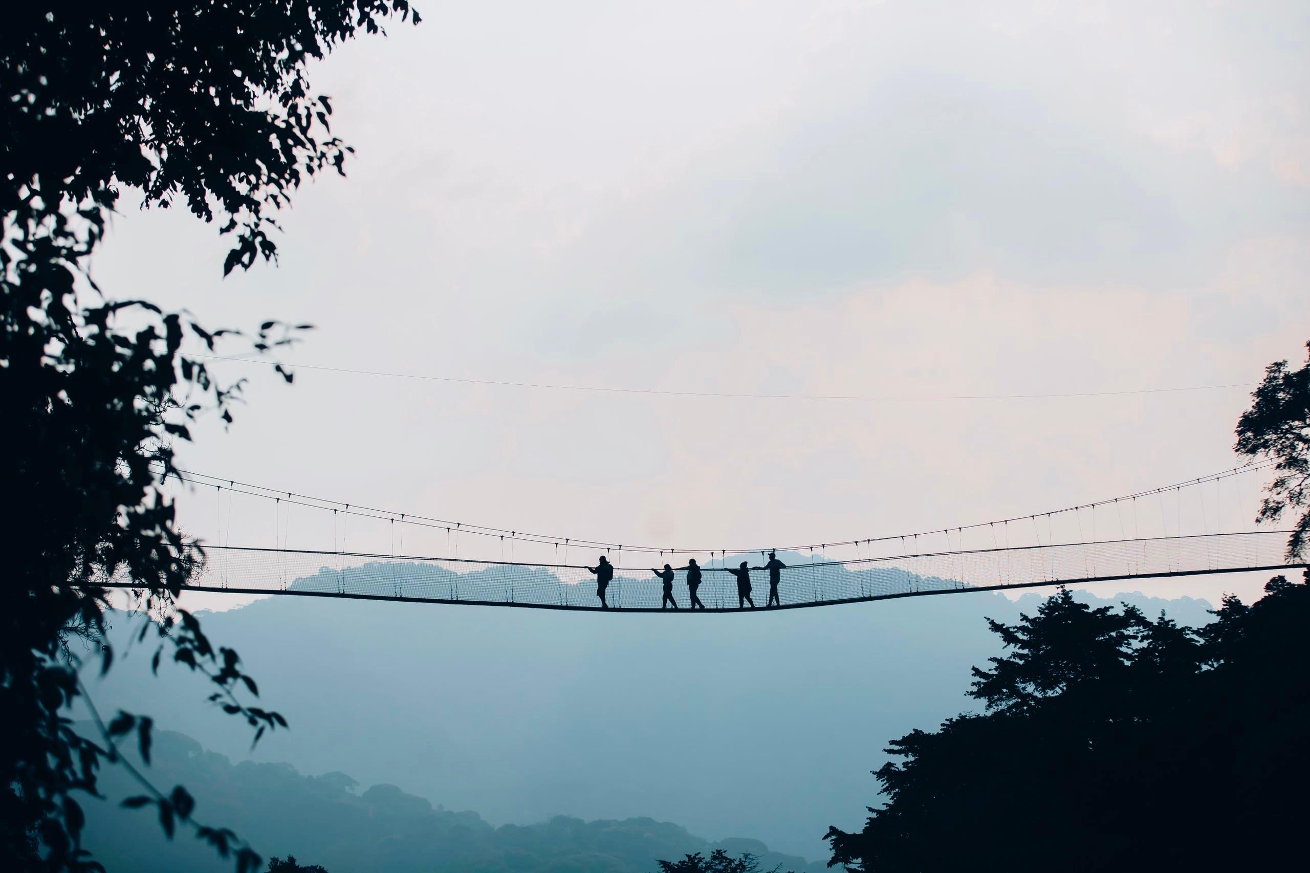 shalom safaris canopy walking in rwanda
